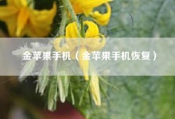 金苹果手机（金苹果手机恢复）